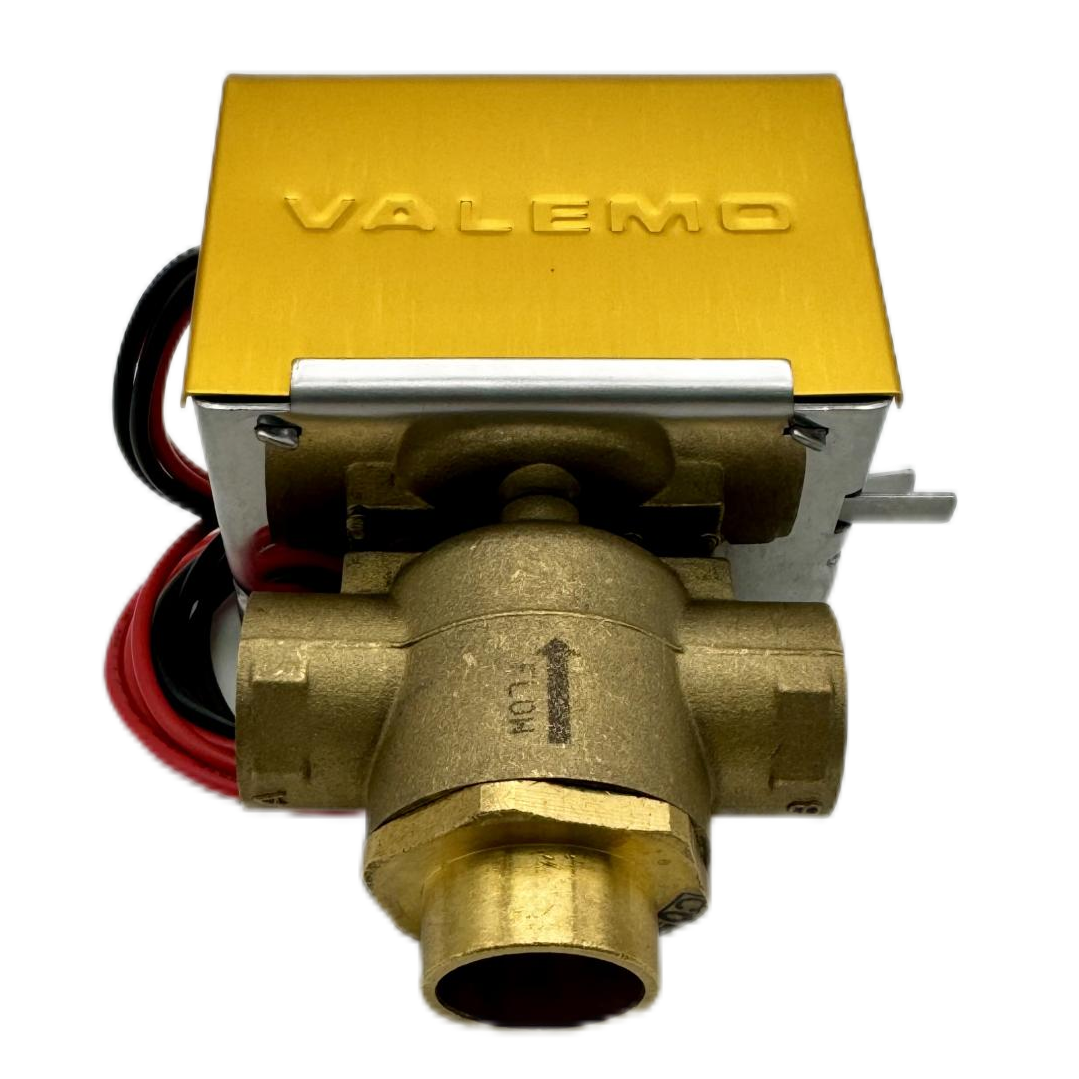 CASE of (12) V3313-A1S Motorized Zone Valve, 3-way, 3/4" Sweat, 24 VAC with End Switch