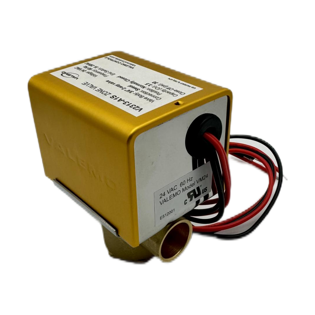CASE of (12) V2313-A1S Zone Valves, 2-way, 3/4" Sweat, w/ End Switch