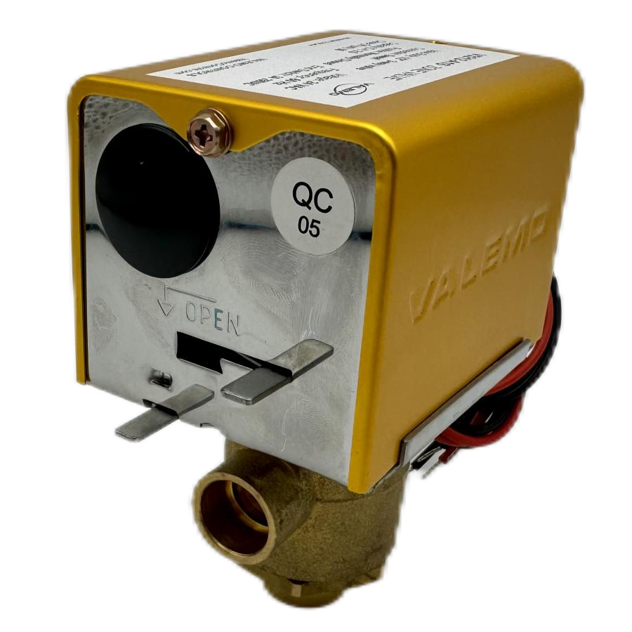 CASE of (12) V3212-A1S Motorized Zone Valve, 3-way, 1/2" Sweat, 24 VAC with End Switch