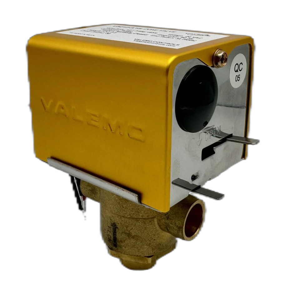 CASE of (12) V3212-A1S Motorized Zone Valve, 3-way, 1/2" Sweat, 24 VAC with End Switch