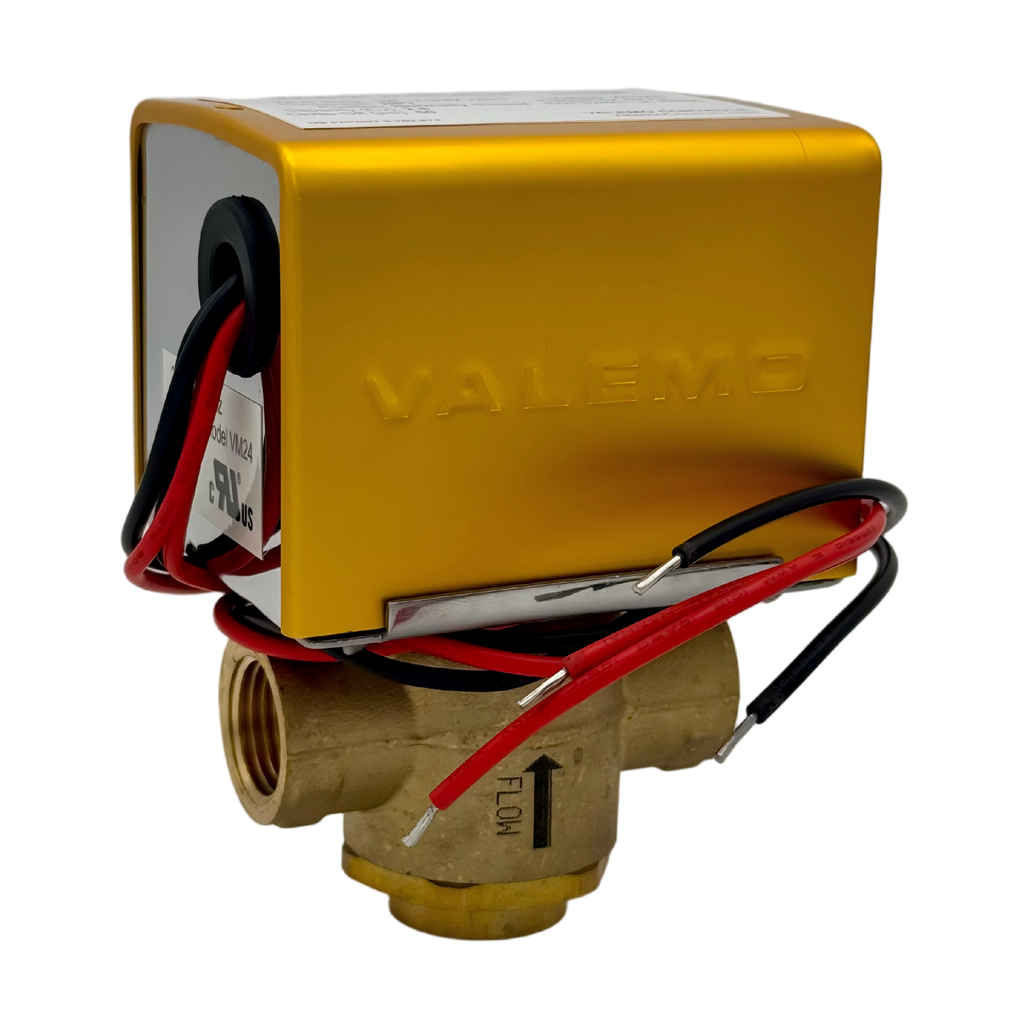 CASE of (12) V3222-A1S Motorized Zone Valve, 3-way, 1/2" NPT, 24 VAC with End Switch