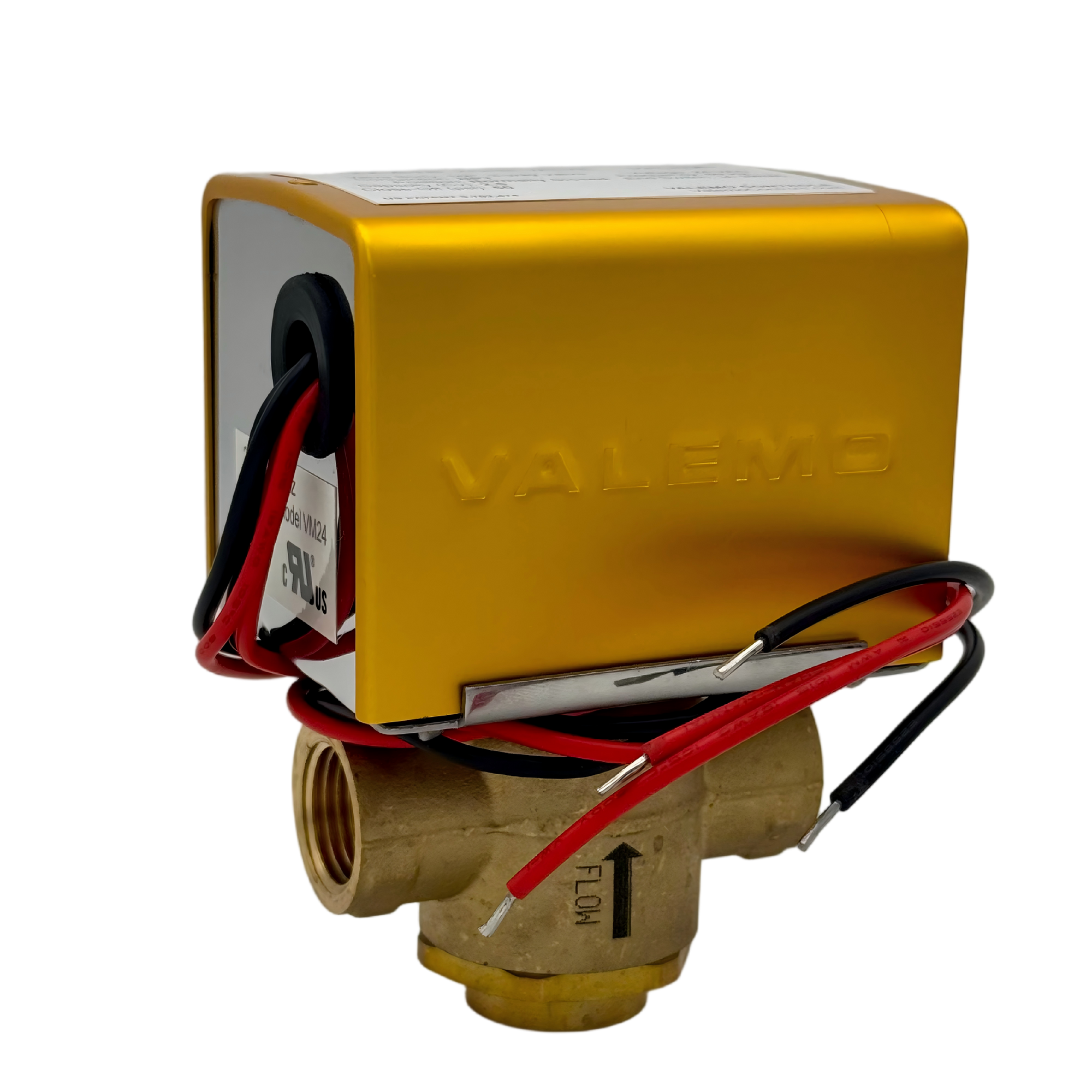 CASE of (12) V3222-A1S Motorized Zone Valve, 3-way, 1/2" NPT, 24 VAC with End Switch