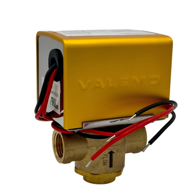 CASE of (12) V3222-A1S Motorized Zone Valve, 3-way, 1/2" NPT, 24 VAC with End Switch