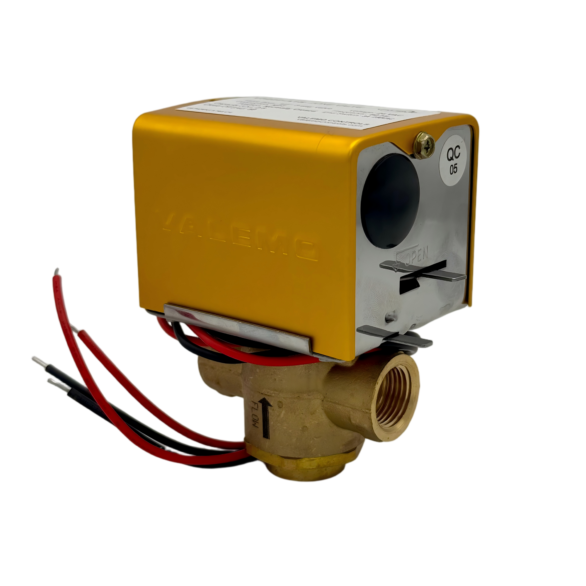CASE of (12) V3222-A1S Motorized Zone Valve, 3-way, 1/2" NPT, 24 VAC with End Switch