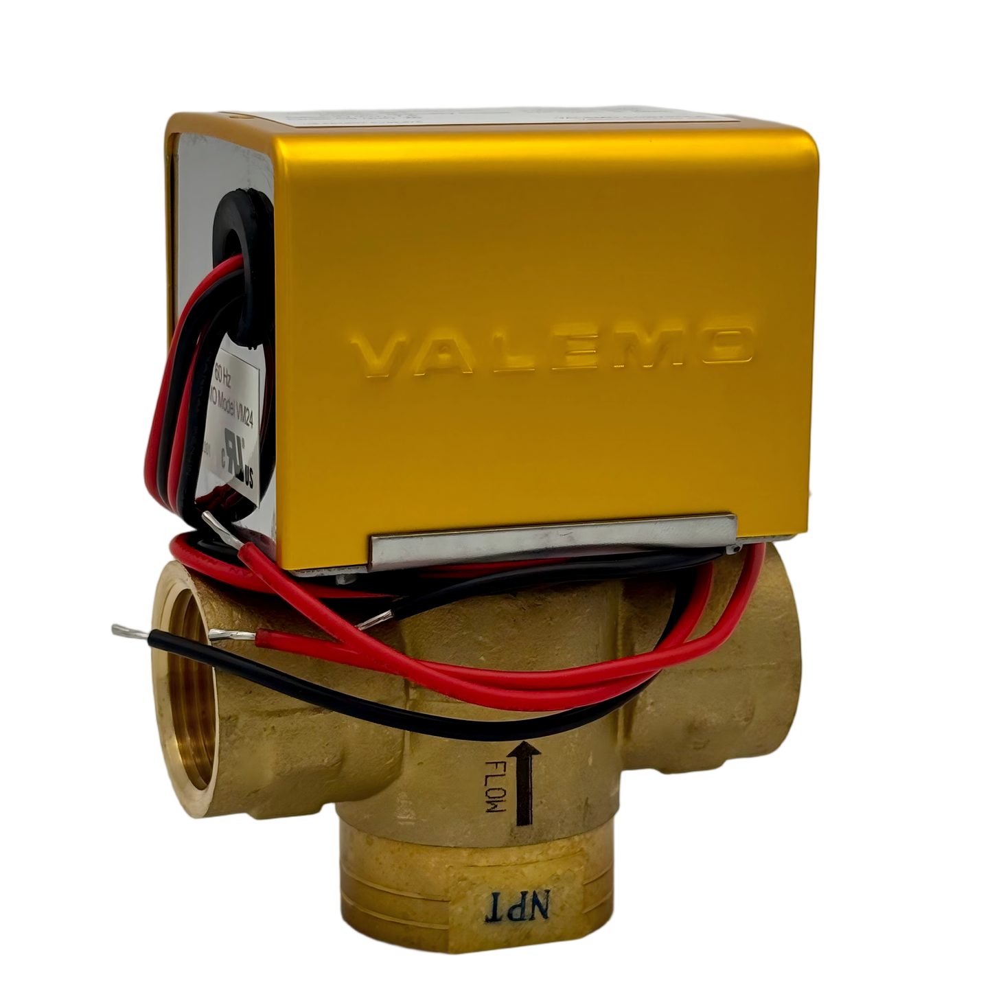 CASE of (12) V3427-A1S Zone Valve, 3-way, 1" NPT, 24 VAC w/ End Switch