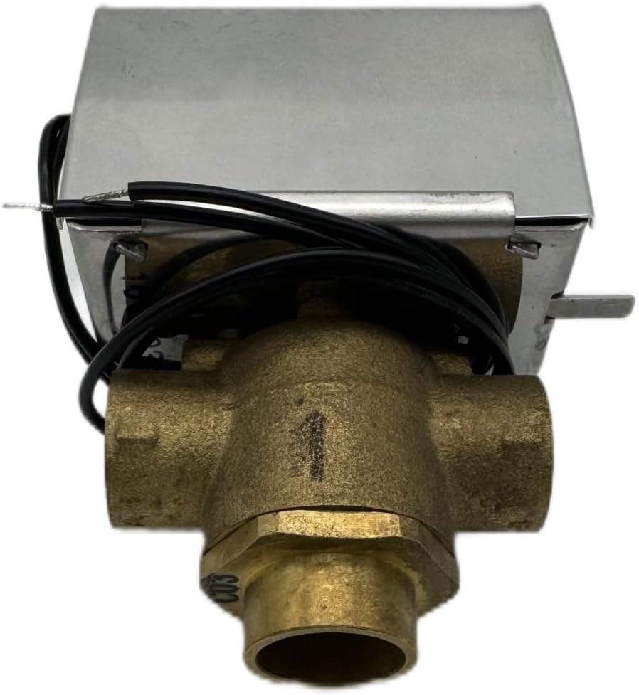 V3313-A10 Motorized Zone Valve, 3-way 3/4", Sweat, 24 VAC, No End Switch
