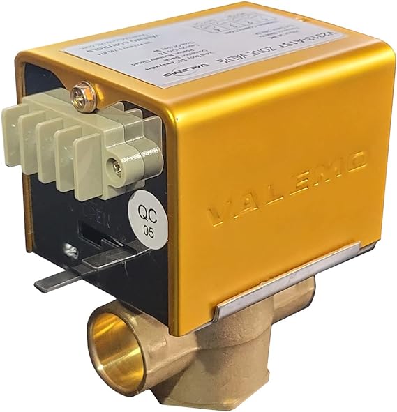 CASE of (12) V2313-A1ST Zone Valves,  2-way, 3/4" Sweat, w/ End Switch, Terminal Connections