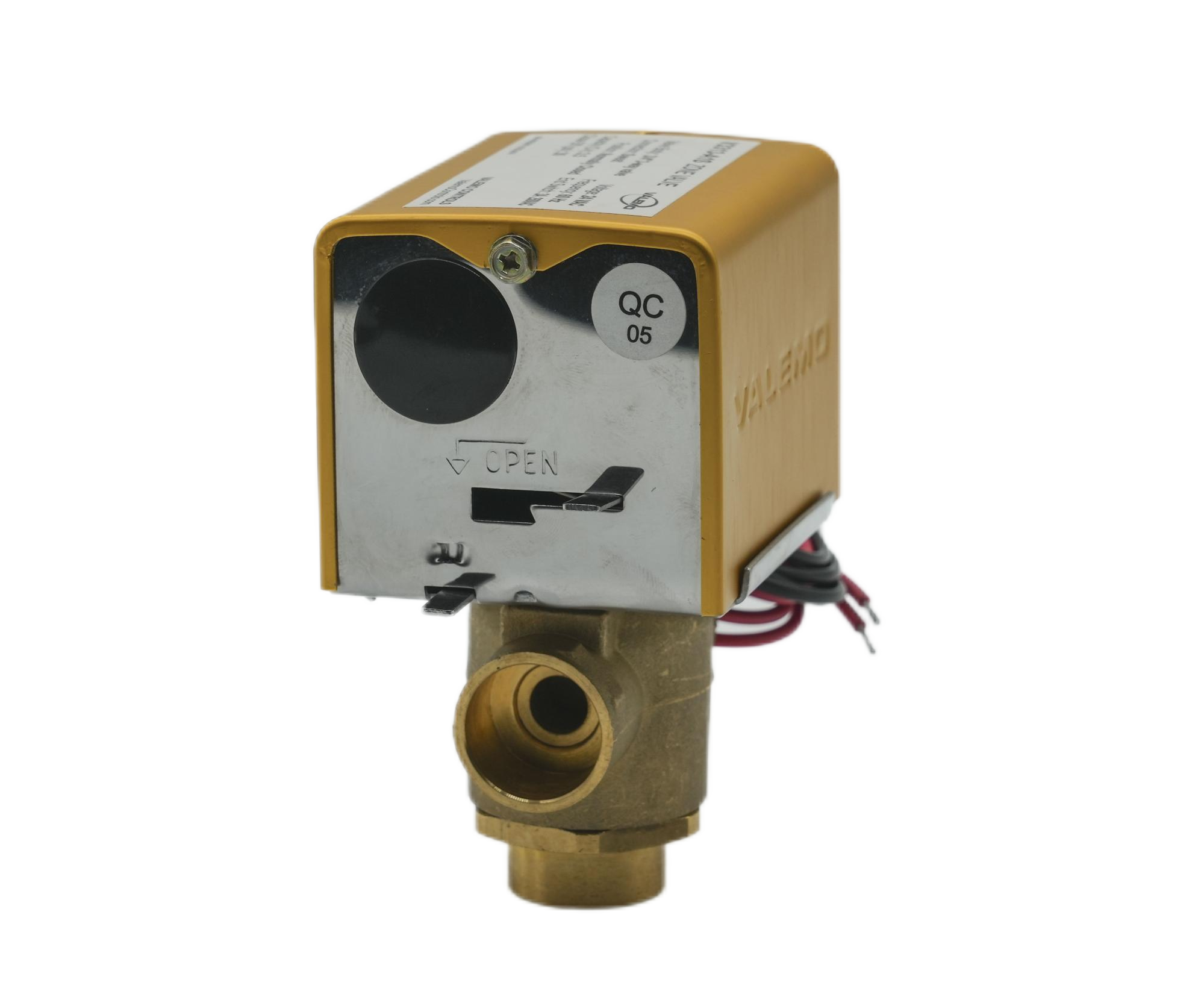 CASE of (12) V3313-A1S Motorized Zone Valve, 3-way, 3/4" Sweat, 24 VAC with End Switch