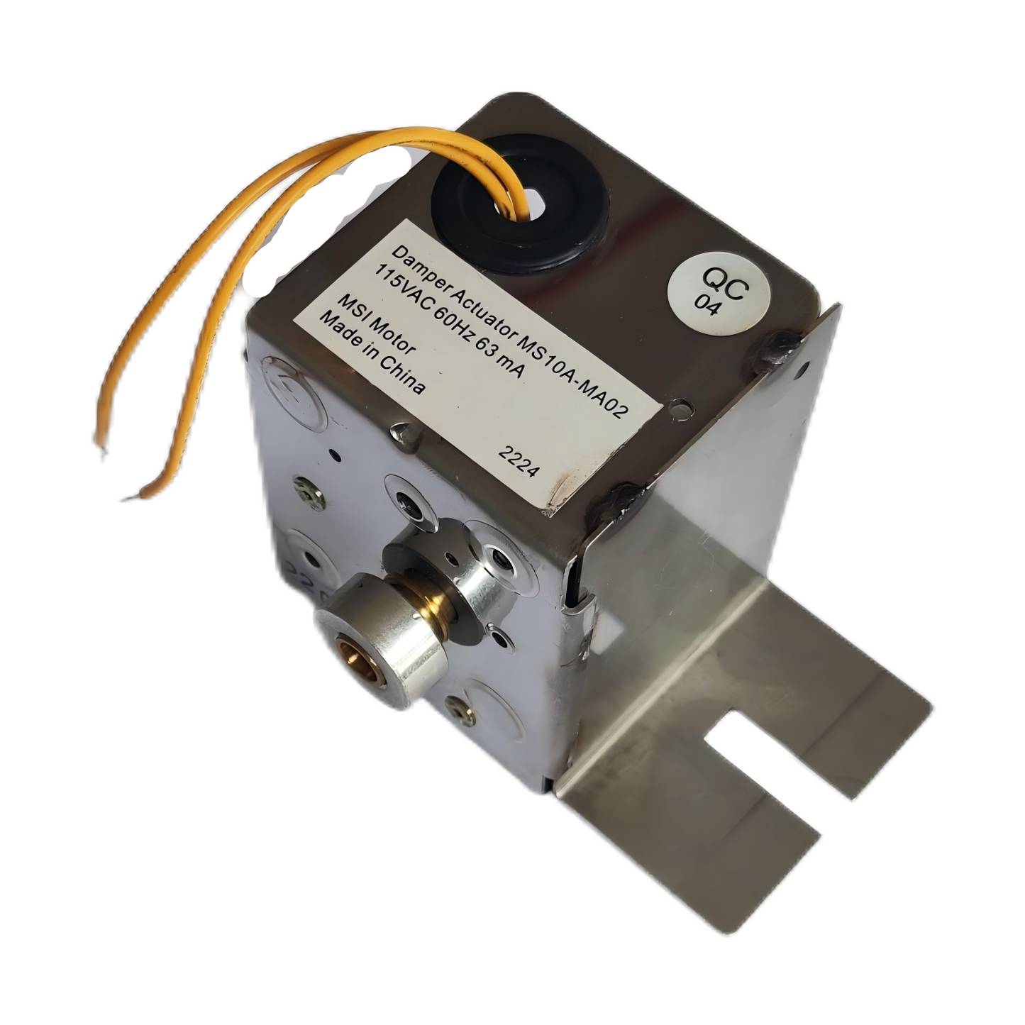 MSI MS10A-MA02 Spring Return exhaust Damper Actuator and Motor,120 VAC, No Switch