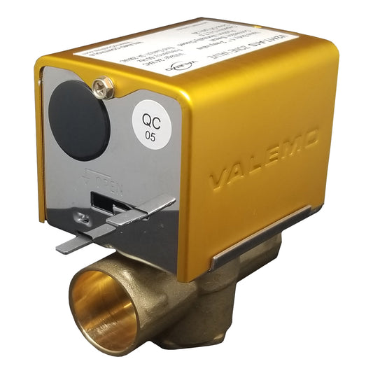 V2417-A1S Zone Valve, 2-way, 1", Sweat, 24 VAC, w/ End Switch