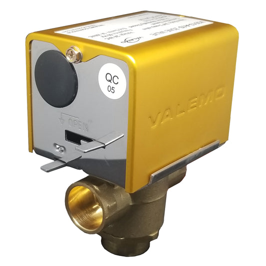 V3313-A1S Zone Valve, 3-way, 3/4" Sweat, 24 VAC w/ End Switch