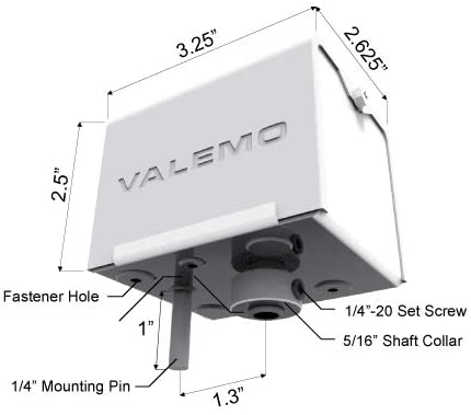 Valemo VDM10,  24 VAC General Purpose Spring Return Damper Motor Actuator , Replace Honeywell M847D & other damper Actuators